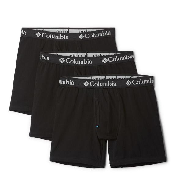 Columbia Cotton Stretch Underwear Black For Men's NZ2437 New Zealand